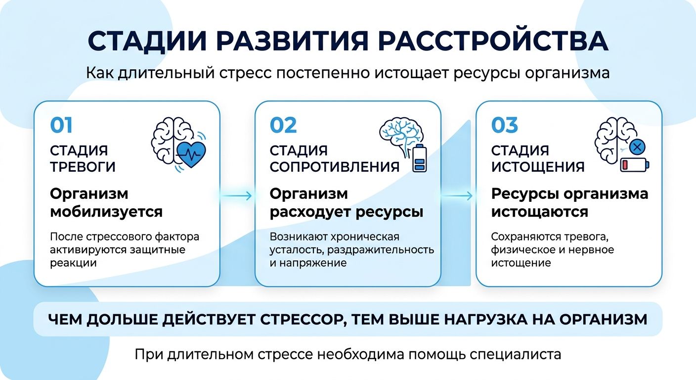 Лечение стресса в Курганинске инфографика